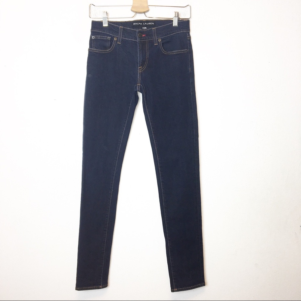 Ralph Lauren Black Label 105 Blue Skinny Jeans